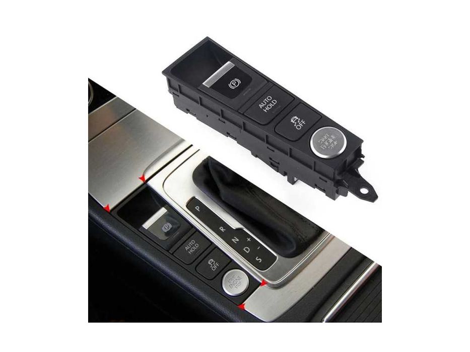 Бутон за ръчна спирачна + Start Stop за VW Passat B7, CC / Фолксваген