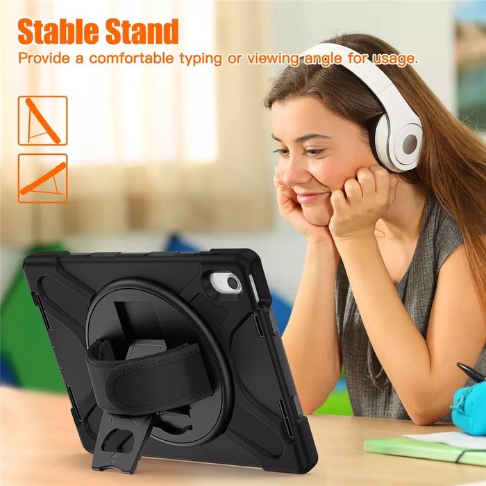 Apple iPad 11 10 10.9" / Трислоен удароустойчив кейс калъф за таблет