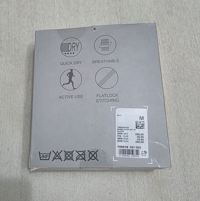 Set termic, lenjerie de corp Trekmates Basic Base Layer Nou nr. M