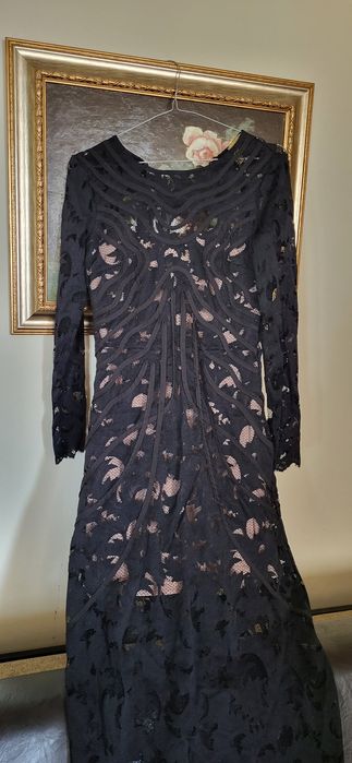 Rochie lunga de seara, tip sirenă, H&M, spatele gol