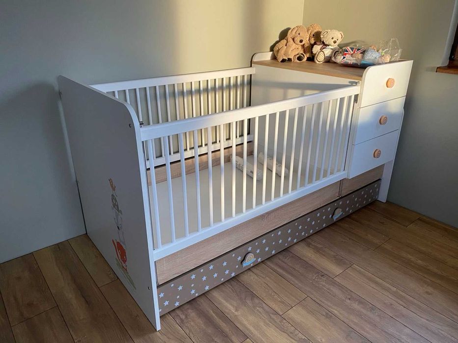 Луксозно детско обзавеждане комплект + ПОДАРЪК матрак 180/80