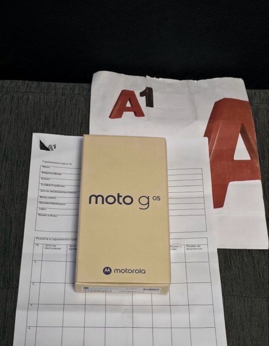 КАТО НОВ 256GB Motorola g35 5G Yettel Гаранция 2028г. Black / Черен