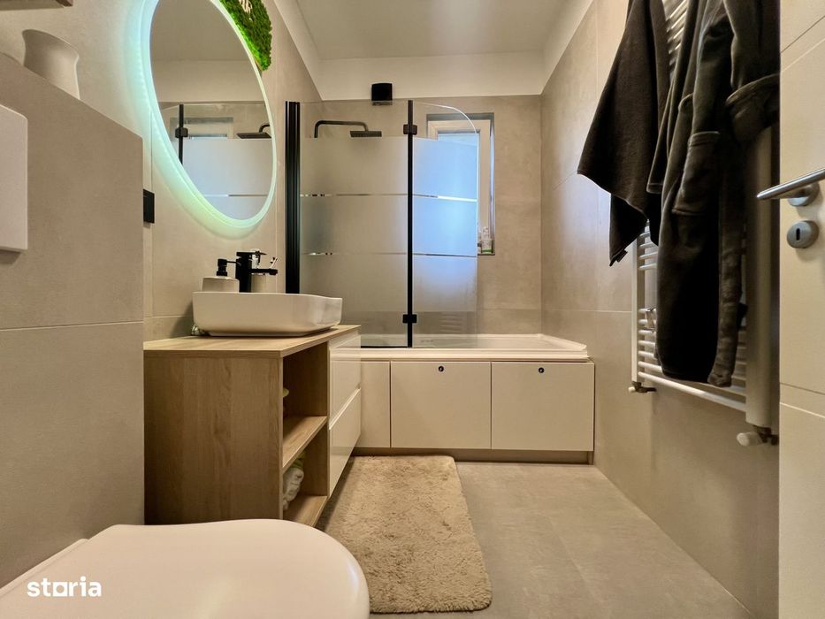 Apartament 2 camere, 51 mp, etaj 2, mobilat modern - Braytim