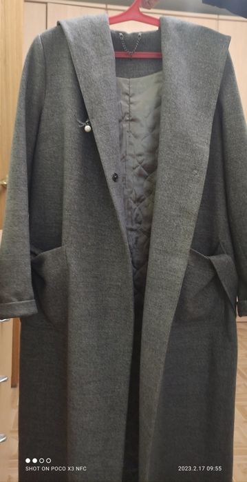 Пальто женское, шерсть, кашемир