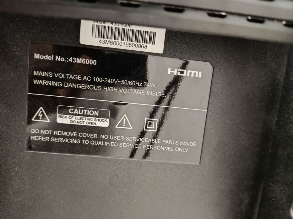 Продаю Телевизор Смарт Samsung 43 Дюйма нужно поменять дисплей