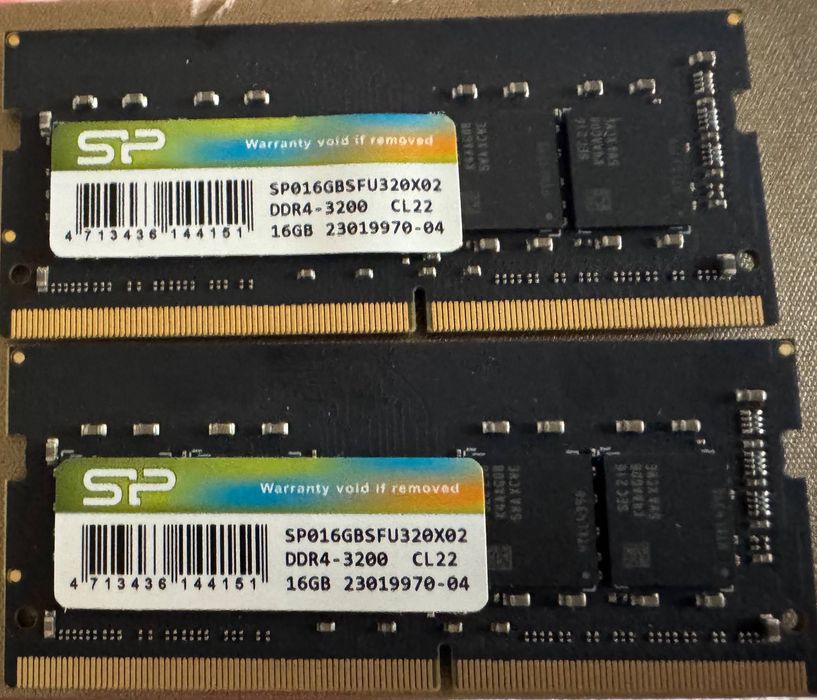 DDR4 SODIMM so-dimm Silicon Power 32 gb два по  16 gb