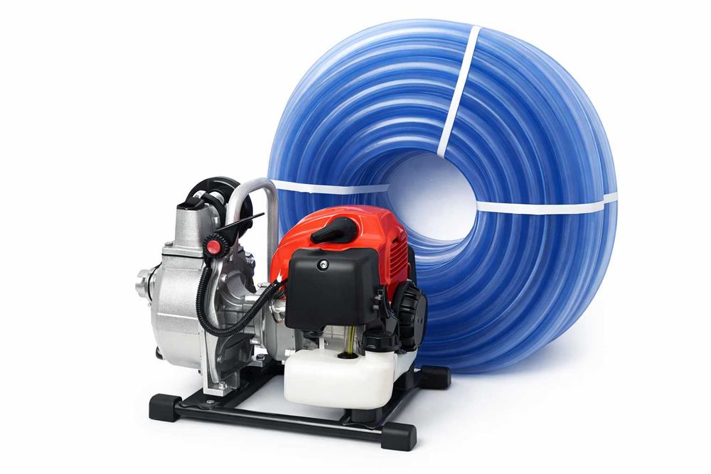 Motopompa Apa 1” + Furtun 50m Kit Complet Irigatii