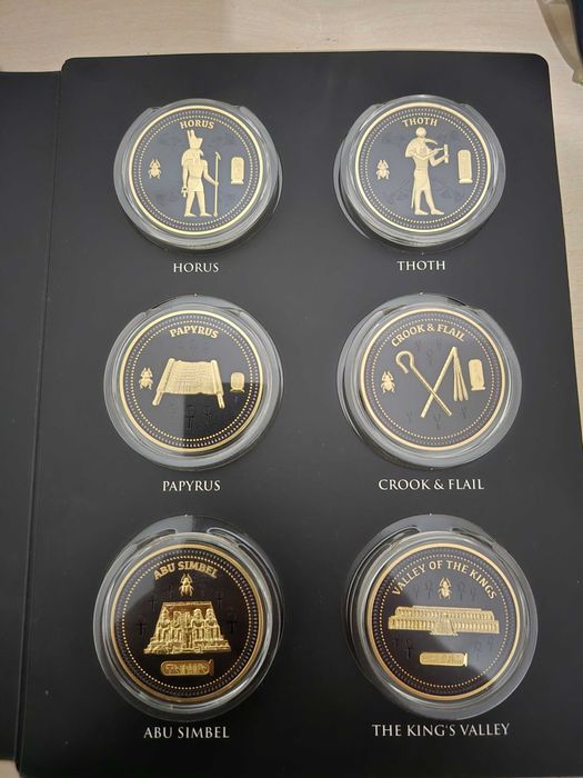 Album monede argint/aur 24k