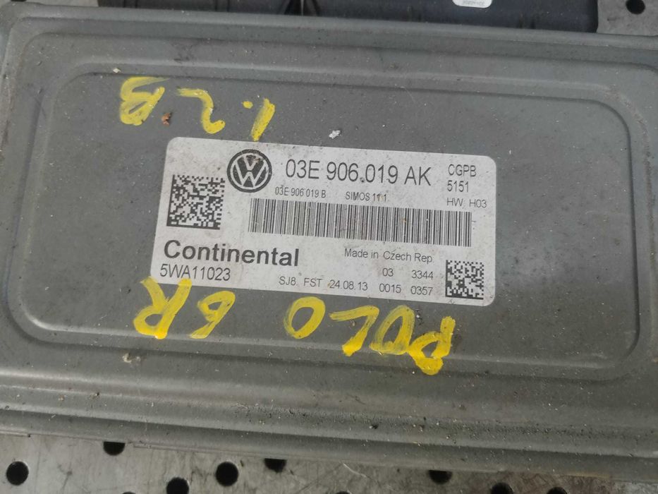 ecu calculator motor 1.2 b cgp vw polo 6r 03e906019ak 03e906019b