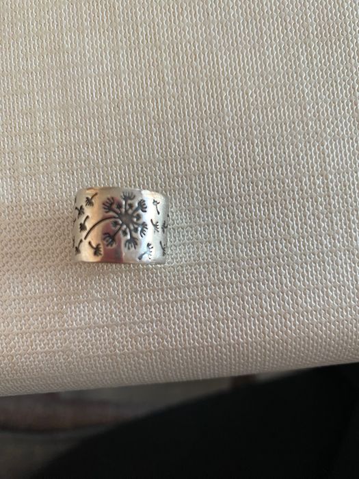 Сребърен пръстен халка