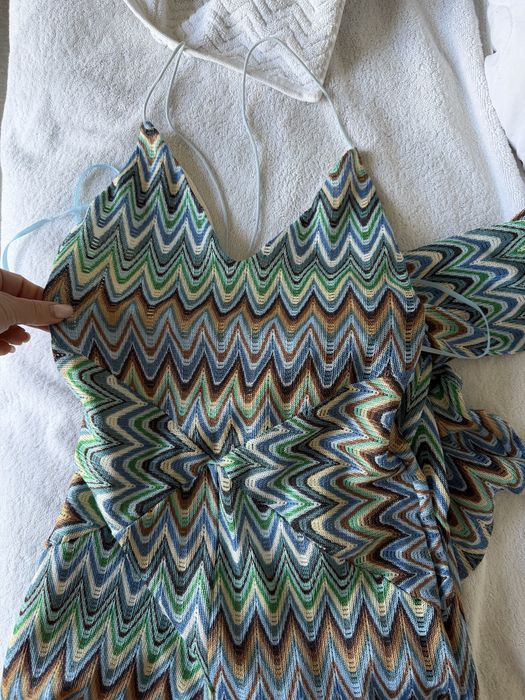 Дамски летен гащеризон S-M по модел на missoni