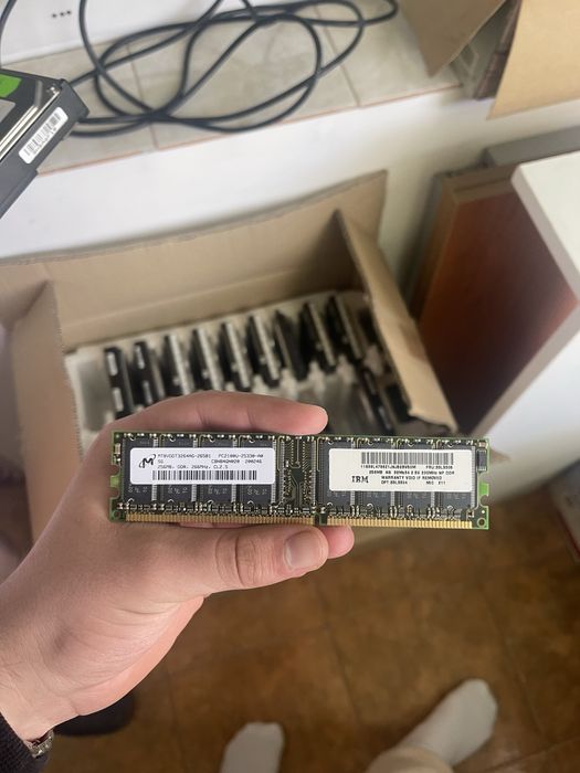 Lot piese PC vintage HDD IDE RAM IBM Seagate Hitachi