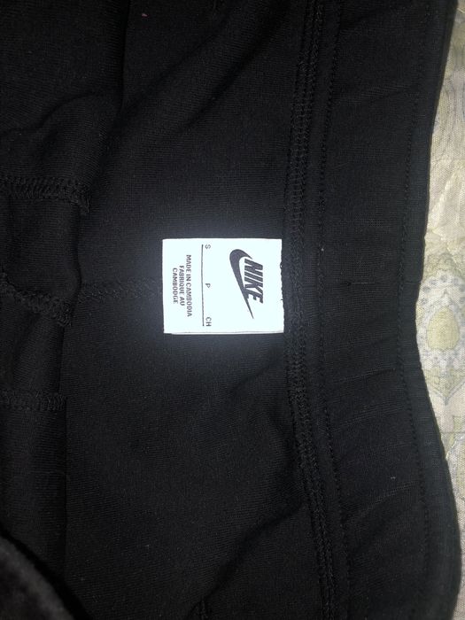 штаны Nike Tech fleece black оригинальные.