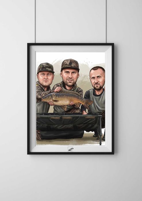 Portrete & Caricaturi Personalizate + RAMĂ CADOU - TeoStudio.ro