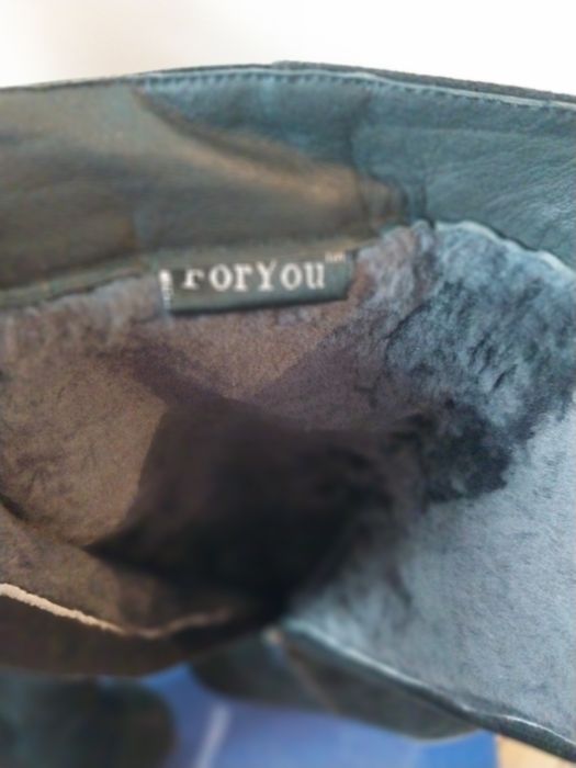 Сапоги зимние,каблук