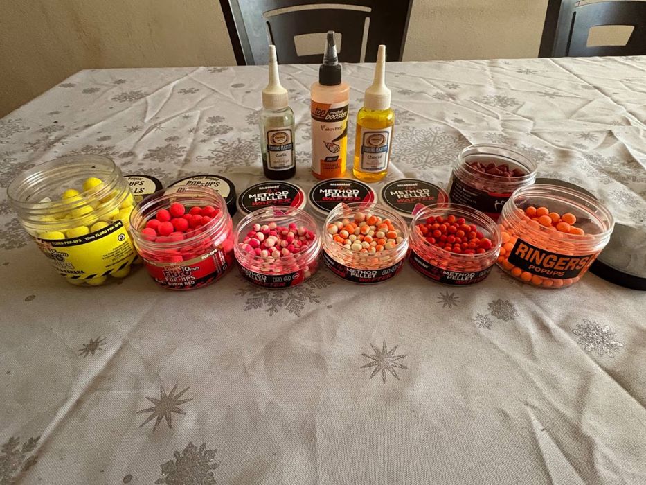 Плуващи топчета,люти пелети и гелове