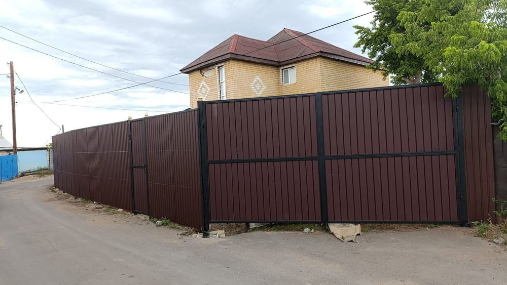 Заборы  ворота  из металла