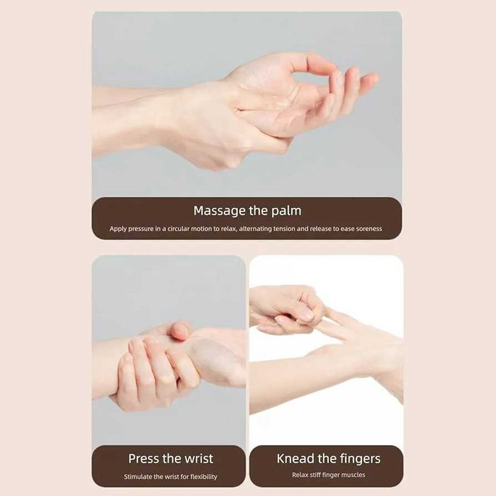 Масажор за ръце Sgakgu с въздушни възглавници компресия и загряване