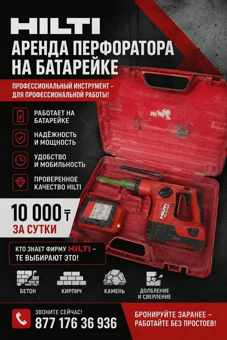 Профессиональный Перфоратор Hiliti