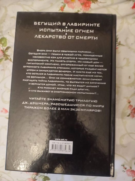 Бегущий в лабиринте Джеймс Дэшнер