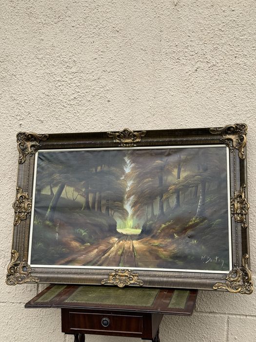 Маслена картина на платно – “Горска пътека”