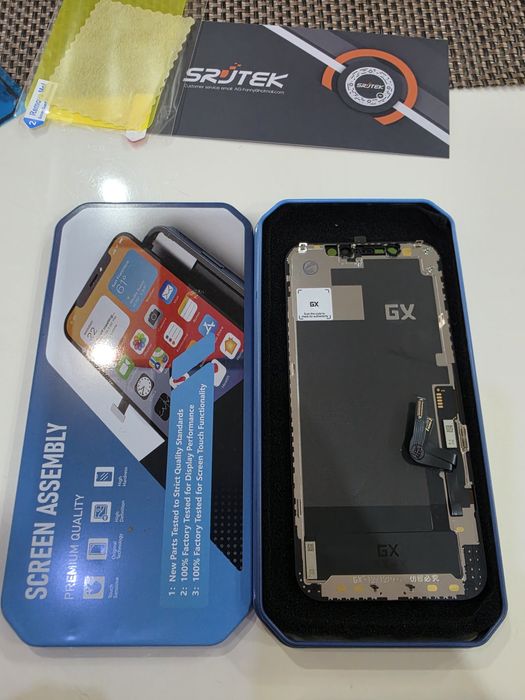 Нов OLED Дисплей GX за iPhone 12 / 12 Pro + Тъчскрийн (Най-висок клас)