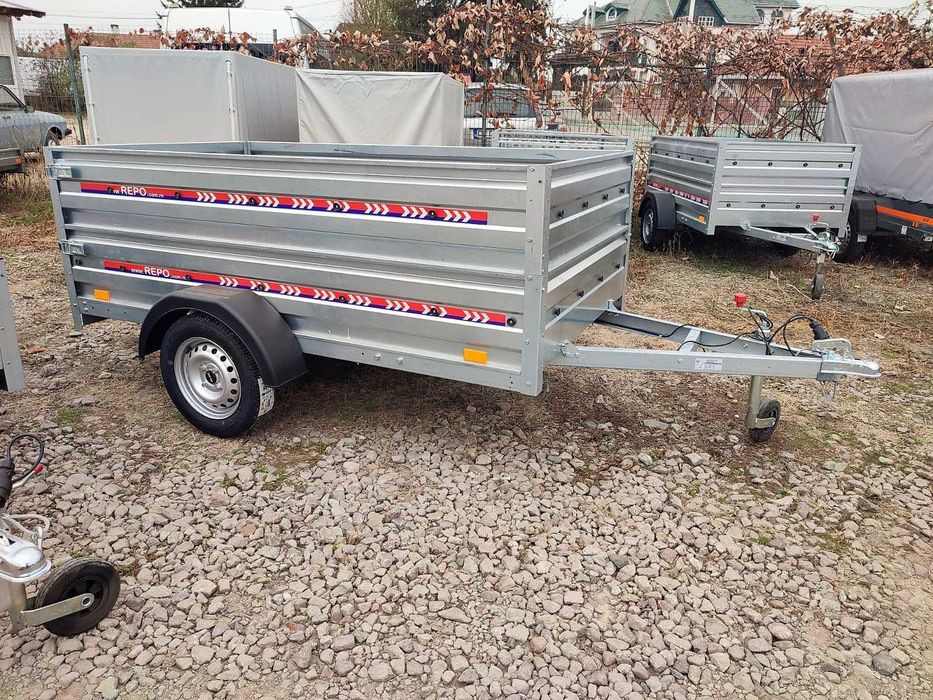 Remorca 750Kg  Pop Industry 230 x 125 cm, CIV Gratuit