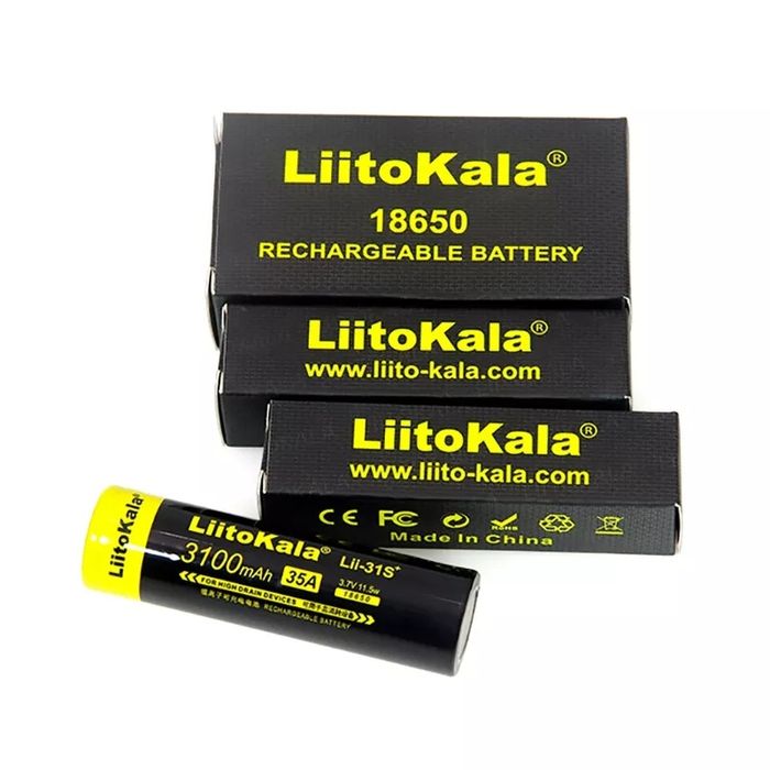 Acumulator Liitokala Lii-S31 Pol plat 3.7V/4.2V Li-ion 3100mA 35A