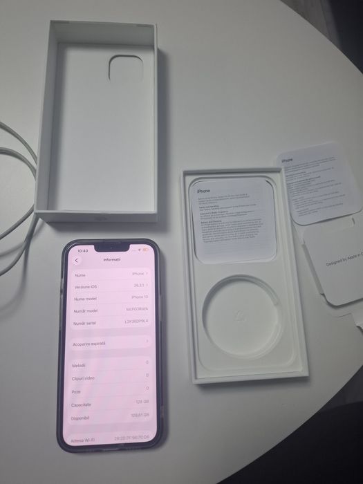 iPhone 13 , 128 Gb  White
