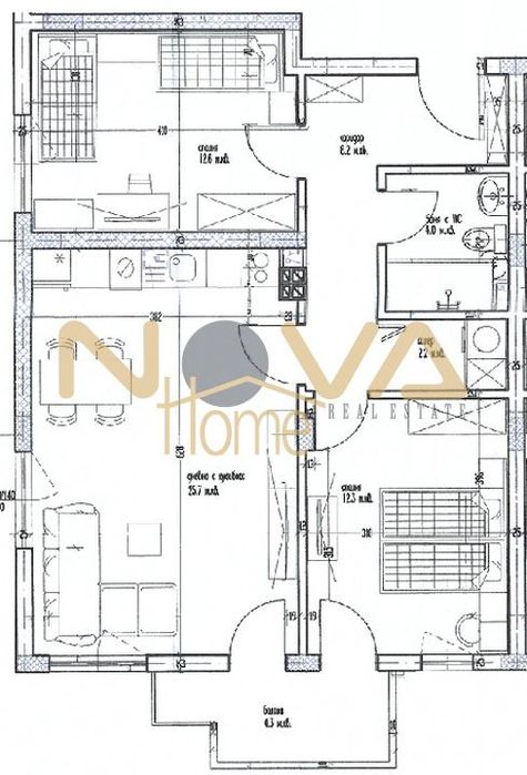 Продава се Тристаен апартамент в Варна, Левски - 89 кв.м за 1103 €/кв.м - Снимка #7