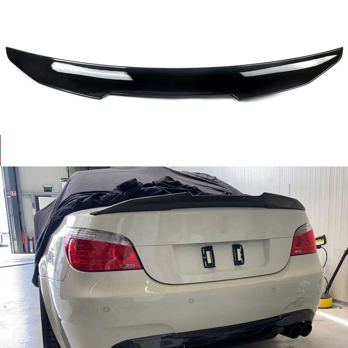 Eleron Portbagaj Lip Codita BMW E60 PSM High Kick, Negru Lucios