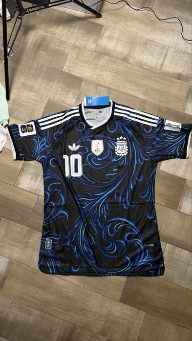Tricou Messi Argentina Away Kit Albastru Cupa Mondiala nr 10