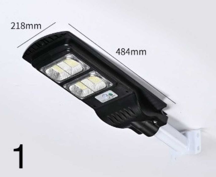 Соларна LED улична лампа с дистанционно IP67 320 LED и сензор за движение