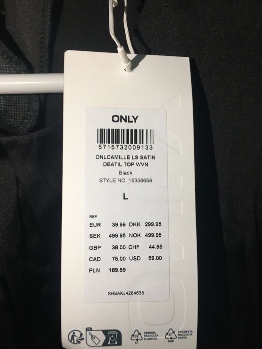 Bluza neagra din satin