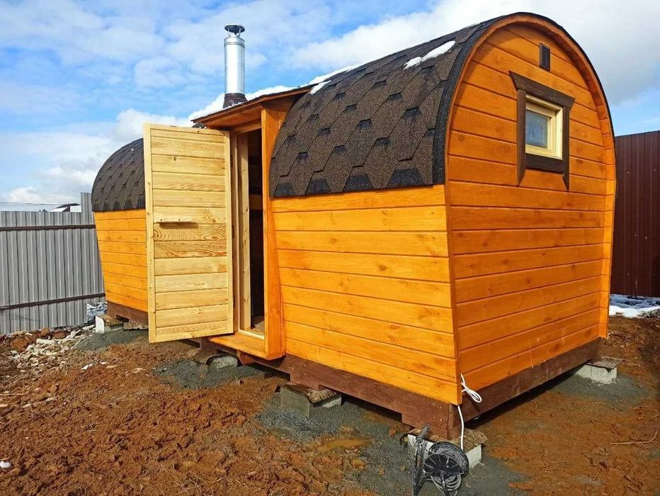 Баня-бочка 5 метров