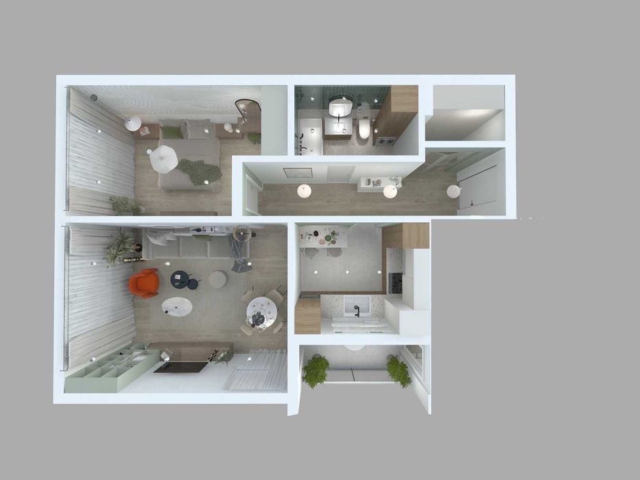 Apartament cu 2 camere-BLOC NOU-San Casa-Sebes-complex rezidential