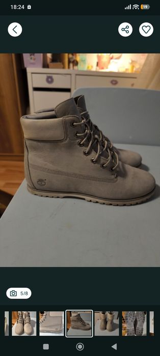 Ghete dama Timberland piele naturala 37,5