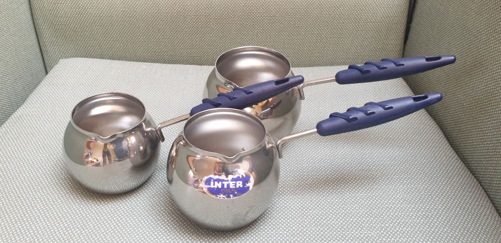 Set de Ceainic tip  turcească inox