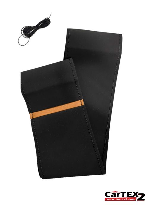 Калъф за волан, шиещ тип Алкантара с мерник, различни цветове