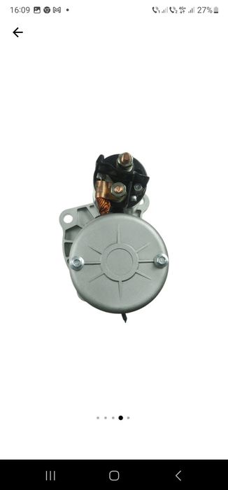 Electromotor tractor Massey Ferguson 135, 155, 165, 12V 2.7kW, 10 dint