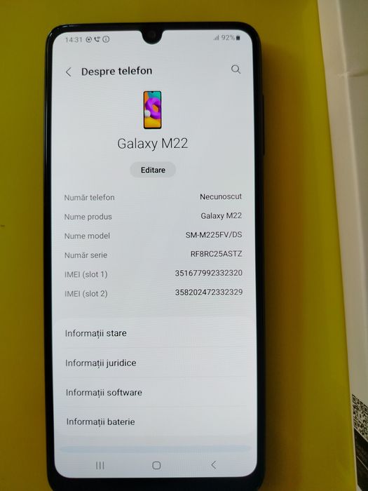 Samsung Galaxy M22