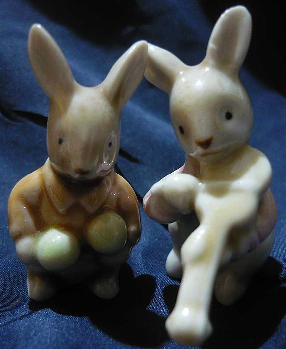 Iepuri  lautari  din  ceramica