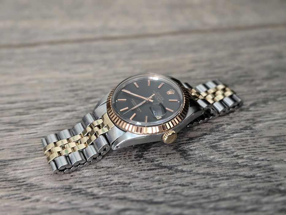 Ceas Rolex Datejust 36,Aur
18K+Otel,referință 1601,