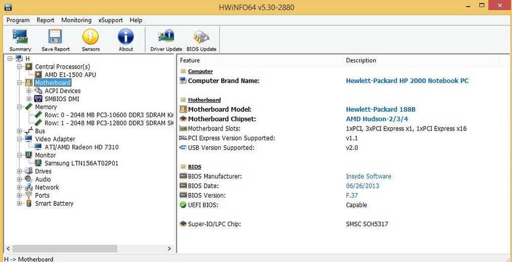 Лаптоп HP 2000 TPN-I108