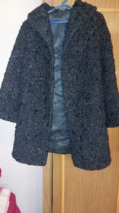 Шуба каракуль натуральный