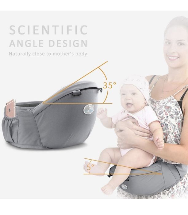 Marsupiu ergonomic cu scaunel Aiebao