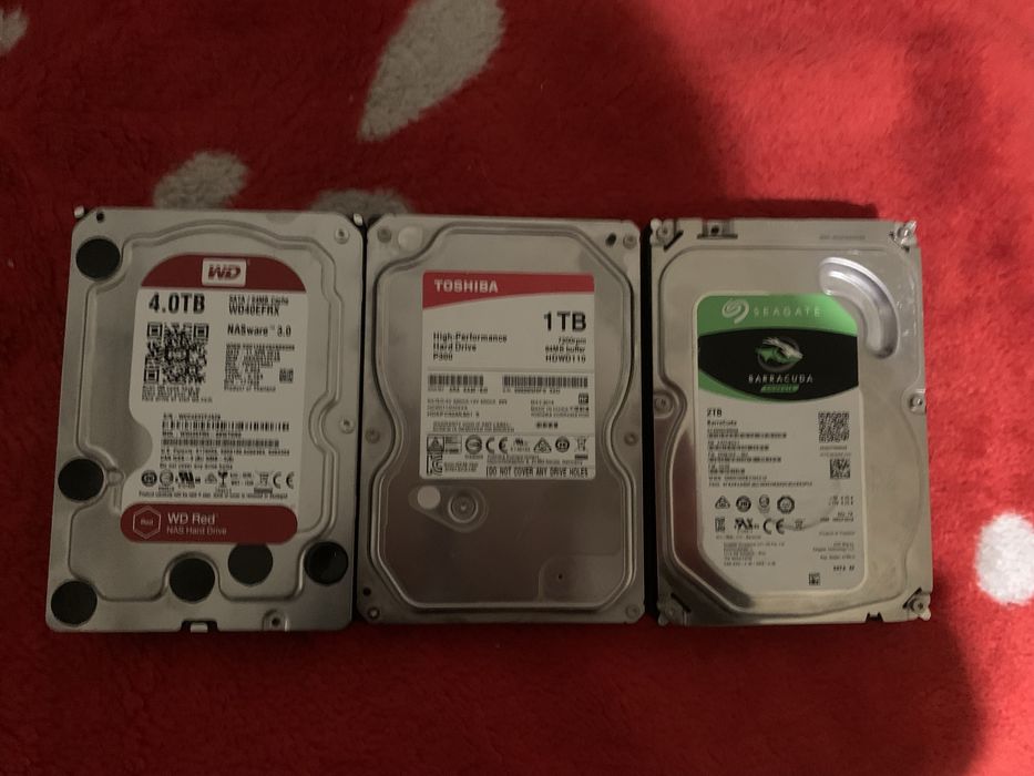 жесткие диски 1-4tb