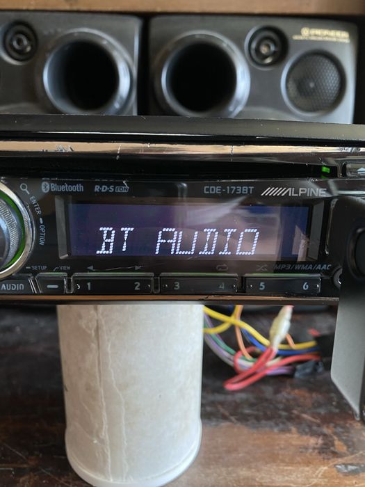 ALPINE CDE-173BT - USB BLUETOOTH CD mp3 плеър за кола сд авто радио