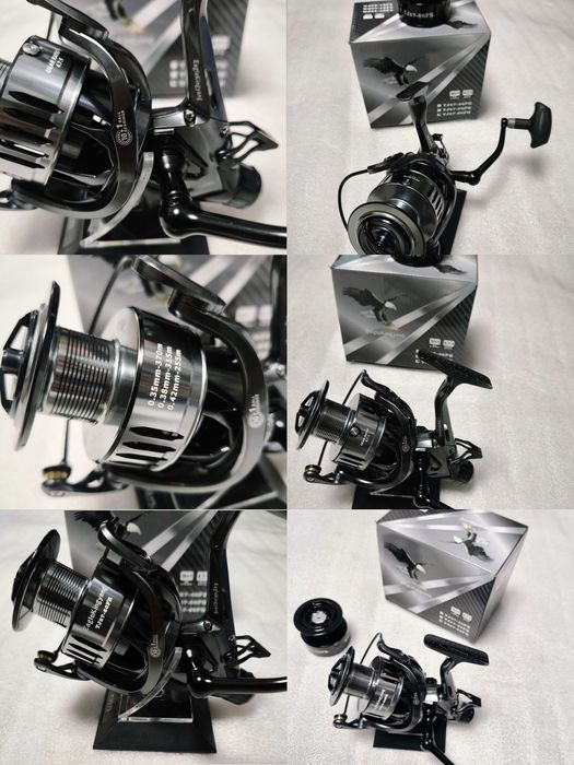 SET 2 Lansete EASTSHARK 3 SEGMENTE 3.90M 3.75LBS + 2 Mulinete 60 FR