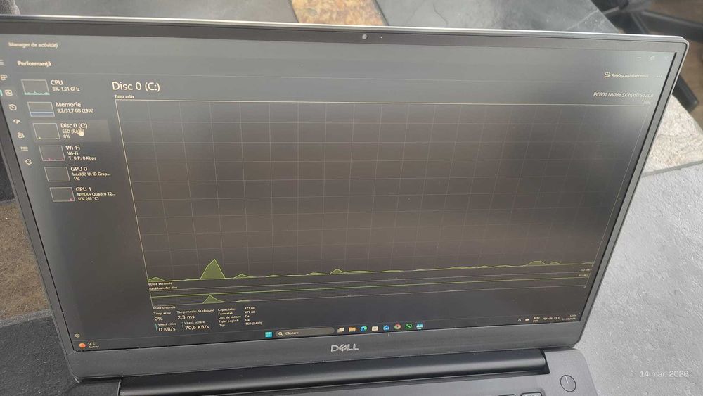 Dell Precision 5540 – Performanță Premium (32GB RAM / 477 SSD)